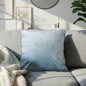 SOGA 2X 45cm Velvet Pillowcase (Powder Blue)